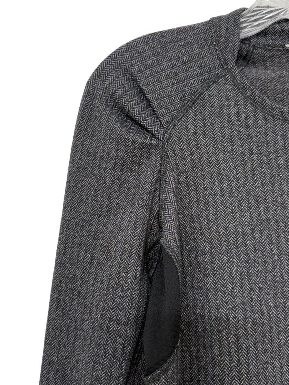 Lululemon Think Fast Long Sleeve Heathered Herringbone Women's top size 10 - Picture 5 of 9